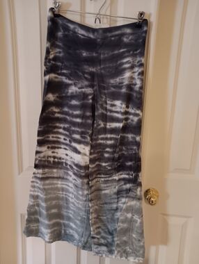 Young Fabulous & Broke Black Tie-Dye Flowy Pants